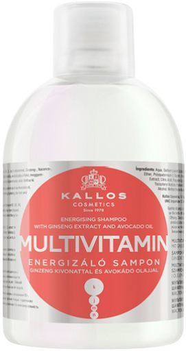 Shampoo Multivitamin Ginseng Extract and Avocado Oil